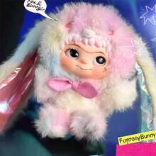 Miniso WAKUKU Fox And Rabbit Prank Diary Series: Soft Plush Cute Blind Box, Healing Toy Decoration, Q-Version Fox And Rabbit Shaped Collectible, Cute Desktop Ornament, Random Surprise Delivery (1 Randomly Shipped) - Multicolor - View 2