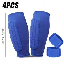 4pcs Outdoor Sports Accessories Set, 2pcs Leg Sleeves + 2pcs Straps, Suitable For Outdoor Use, Black/Red/Blue/White Optional, Best Gift Choice For Sports Enthusiasts - Multicolor - View 16