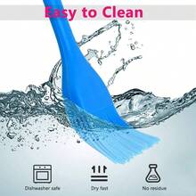 Silicone Basting Brush Set 6 Pack Heat Resistant Pastry Brushes Spread Oil Butter Sauce BBQ Grill Barbeque Kitchen Baking Cooking Pastries, 2 Large 4 Small - 6 - Ver 6