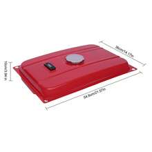 SHZICMY Universal 4 Gallon Metal Generator Gas Tank Red With Filter And Valve Petcock - 1 - View 4