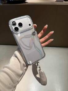 Luxury Rhinestone Bowknot Phone Case Compatible With IPhone 17/17 Pro/17 Pro Max, Elegant Shiny Protective Cover For IPhone 16/16 Pro Max/14 New Version - Clear - View 5