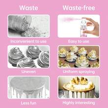 多色闪粉喷雾 - 闪亮工艺粉，适用于婚礼、生日和母亲节装饰 - 优雅的派对装饰、剪贴簿和美甲礼品（5克装） - 剪贴簿用品、节日装饰品、精美工艺品 - 彩色 - 查看 6