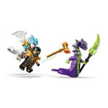 Bộ đồ chơi lắp ráp LEGO NINJAGO Cole's Mission Mech & Dragon Zane dành cho bé trai, bé gái và trẻ em từ 7 tuổi trở lên - Robot có thể tạo dáng với các nhân vật Cole, Acid Monster và Zane để chơi giả vờ - Ý tưởng quà tặng sinh nhật - 71854 - 71854 - Xem 5