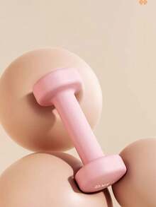 哑光塑料哑铃套装，适用于力量训练和瑜伽，铸铁材质，男女通用，居家及健身房理想之选，防滑手柄，轻便易携，增强肌肉力量，多种尺寸可选，是体操运动员、圣诞节、新年、情人节、开学季的完美礼物