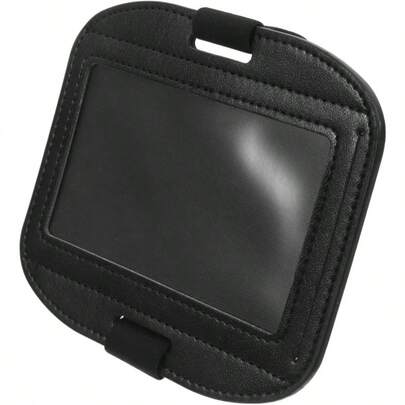 SECFOU Porta Credencial Horizontal Para Brazo Ajustable, Funda De Plstico Transparente Para Tarjetas De Identificacin, Proteccin Resistente Al Agua Para Deportes y Uso Diario