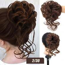 Bun Hairstyle With Greek Organic Fiber Hair Extension AM41 - 2/30 - 查看 1