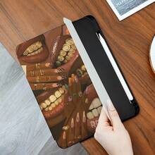 360°旋转iPad保护壳，Y型折叠支架，高清UV印刷，适用于iPad 11（2025款）、iPad Air 11/13（2025款M3）、iPad Air（M2）11/13英寸、iPad Air 4/5/6 10.9英寸、iPad Pro 11英寸、iPad Pro 12.9英寸、iPad 10.2英寸、iPad第九/十代及其他多种型号。保护套设计，支持多角度调节，六向支架摆放，内置笔槽，透明后盖，防摔保护，自动唤醒/睡眠功能。 - 彩色 - 查看 6