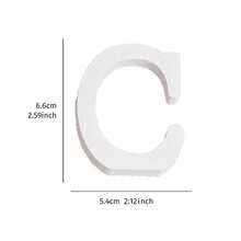 1pc Multicolor Acrylic Decorative Letter - A Vibrant Modern Home Decor Accent, Perfect For Displaying Initial Letters Or Inspirational Words