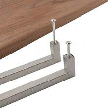 1 pieza Tirador de mueble minimalista cuadrado cepillado para puerta de gabinete, cajón, armario de vidrio - Multicolor - Ver 6