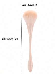 OEIEZ Blush Brush,Daubigny Large Powder Brush Flat Arched Premium Durable Makeup Brush Perfect For Blending Liquid,Cream And Flawless Powder,Buffing, Blending,Concealer - Multicolor - View 12