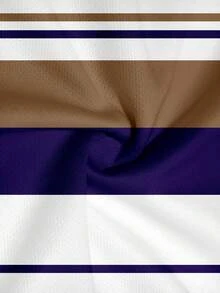 Men's Fashionable Printed Crew Neck Short Sleeve T-Shirt And Pants Set - Multicolor - View 6