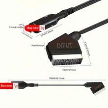 SCART 至 HD 转换线，高清输入至 SCART 输出，SCART 输入至 HD 输出 HDTV - SCART TO HD - 查看 2