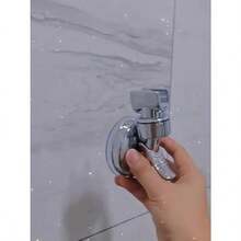 Multi-Function Shower Head With Strong Suction Cup, Easy Installation Without Tools, Ideal For Your Bathroom - Silver - View 6