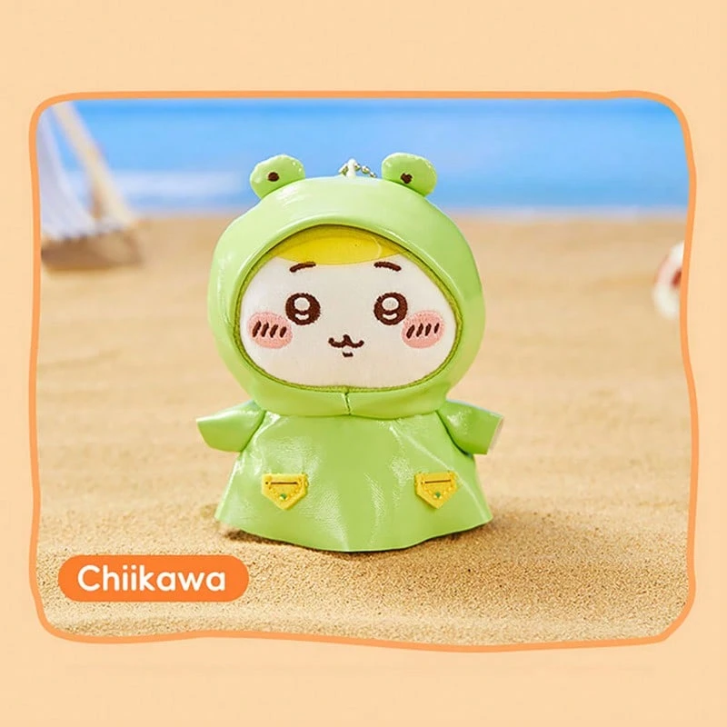 Miniso Qianchuan Series Summer Raincoat Accessory (Qianchuan) - Waterproof Frog Raincoat Design Bag/Portable Decorative Accessory (1 Pc) - Multicolor - View 1