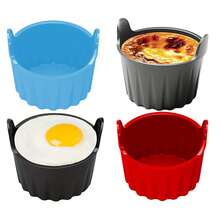 1/4Pcs Silicone Baking Cups, Reusable Non-Stick Cake Liners, Cupcake Molds, Standard Size, Assorted Colors, For Food Service Equipment, Kitchen Supplies