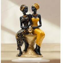 这款2D亚克力摆件以非洲女性英雄为主题，适用于客厅、厨房和卧室，是节日派对和桌面装饰的完美之选，配有底座，兼具品质与美感。 - 彩色 - 查看 2