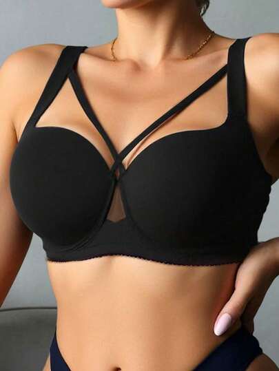 Sujetador invisible push up para mujeres con busto grande, con soporte para levantar y dar forma a los lados, ropa interior fina y sexy