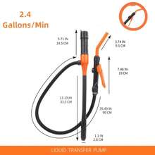 Mobile Liquid Transfer Device, Automotive Oil Pump, Battery Powered Oil Pump, Oil Pump Power Supply, Flexible Hose Oil Pump, Outdoor Vehicle Maintenance Liquid Transfer System, Efficient And Labor-Saving Electric Oil Pump