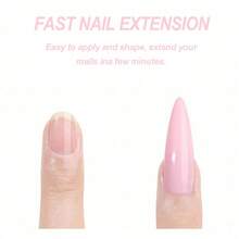 10件套亚克力美甲套装 - 透明/白色/粉色亚克力粉和液体套装，包含亚克力美甲刷，持久耐用，专业DIY亚克力美甲，新手友好型亚克力美甲套装 - 白色 - 查看 4