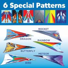 TendenciaCreativity for Kids Stunt Squadron Fold & Launch Aviones de papel: crea 80 aviones de papel, kit de ciencia STEM para niños, kit de manualidades de avión para niños, regalos y juguetes para niñosCalidad premium - Resistente - Ver 7