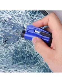 2025 New 1pc Car Window Breaker Multi-Function Mini Safety Hammer - Essential For Emergency Escape. Made Of High-Strength Material, Compact Design, Powerful Function. Easily Break The Window, Quickly Cut The Seatbelt, Provide Reliable Protection In Emergency Situations. Mini Keychain Design, Convenient To Carry.