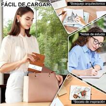 4 Pieces Cuadernos De Espiral, Libreta De Notas De Tapa Dura De PlStico A5, Cuaderno en Espiral con Rayas Con 320 Hojas, Adecuado Para Oficina, Material Escolar, Cuadernos De Horarios Personales - negro+verde+gris - Ver 6