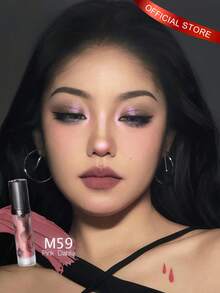 GIRLCULT Four Great Inventions Series "Love Whisper" Matte Lip Gloss #M59 Pink Dahlia | Innovative Matte To Satin Formula | Velvety Smooth Texture | Lightweight Matte Lip Gloss | Long-Lasting Color, Comes With Exquisite Gift - #M59 Hồng Thược Dược - Xem 1