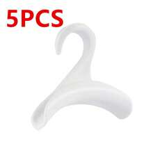 Arched Bracket Handbag Hanger Rack, Closet Hanging Organizer For Bags, Hats, Scarves And Accessories, Plastic Wardrobe Hooks