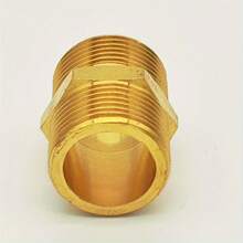 G1/2 Brass Hex Pipe Fitting - High Quality Corrosion Resistant Precision Machined Hydraulic Adapter For Gas Fuel Water Line Connection - Multicolor - View 5