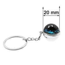 20mm Time Stone Double-Sided Sphere Keychain - Summoned Creature Evolution Stone, Romantic Couple Game, Cat Gift, Women/Men's Game, Christmas, Toy, Demon, Interactive, Party Game, Stitch Toys, Travel Toys, Classroom Fidget Toys, Mini Stuff, Bath Toys, Christmas Stationery, Stress Ball, Birthday Gift, Holiday Gift, Perfect Gift - Multicolor - View 4