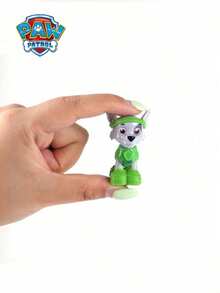 Paw Patrol 1件，汪汪队立大功系列角色室内装饰摆件，收集可爱卡通迷你桌面配件，爱心收藏派对用品，情人节，感恩节，节日派对礼物，生日礼物（款式随机） - 彩色 - 查看 5