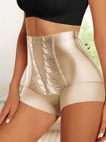 QUASTI 3条装女士高腰内裤，收腹提臀，舒适贴合，亲肤透气，理想礼物 - 彩色 - 查看 2