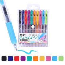 10 piezas Bolígrafos clásicos neutros BIA, aptos para dibujar y marcar, colores vibrantes, escritura suave, punta de 0.7 mm, set esencial de bolígrafos neutros para volver a la escuela