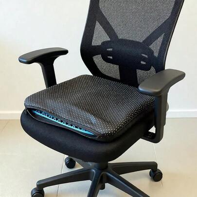 1pc Breathable Gel Honeycomb Cushion, Multi-Functional Cooling Pad For Office, Car Seat, Chair, Portable & Foldable