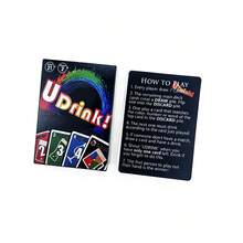 Party Drinking Game Cards - Run Fast, Fun Board Game For Game Night - Couples' Games, Singles' Party Games - Black - View 4