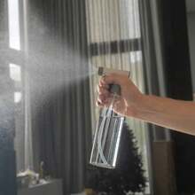 6 Borrifadores Multiuso Flow 500ml Spray com Trava de Segurança Bege Ou Pulverizador - Bege - Visão 2