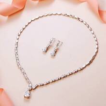 Women Jewelry Sets - 亮銀色調 - 查看 3