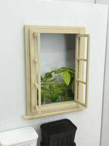 1:12 Scale Miniature Window, DIY Dollhouse Accessories, Plastic Realistic Window, Openable Window And Door, Miniature Scene Decor, Pretend Play Prop, Openable On Both Sides, Model House Supplies - Multicolor - View 4