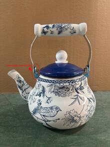 1 ấm đun nước tráng men họa tiết bướm và hoa trên nền trắng, có thể đun nóng trực tiếp quanh năm, dùng làm ấm đun nước, ấm trà, ấm cà phê, ấm rang trà trên bếp, ấm trà chiều, cũng như làm quà tặng cho bạn bè và gia đình vào các dịp lễ và sinh nhật. - Nhiều màu - Xem 20