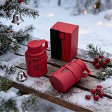 Eye-Catching Red Water Bottle Perfume 2-Pack (100ml Each) - Woody Scent With Tropical Fruits | Christmas & Valentine's Surprise Duo Gift, Ideal For Night Outs & Daily Routines - 2 bottles (ideal choice for holiday gifts) - 查看 7