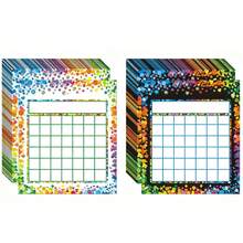 1 Pack Of 80/100 Student Classroom & Home Behavior Reward Charts, With 2400 Star Stickers, Suitable For School And Home Education Behavior Rewards - Multicolor - View 1