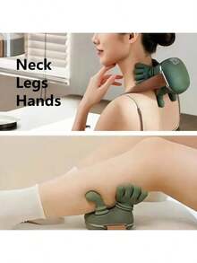Multifunctional Realistic Hand-Shaped 5-Finger Shoulder And Neck Massager, Electric Massage Function, Wireless Portable USB Charging. Deep Tissue Massage, Suitable For Neck, Shoulders, Back, Arms And Legs. 2000mAh - Multicolor - View 7