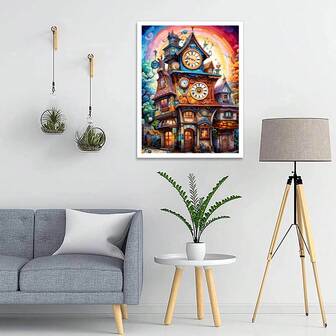 1ชิ้น ชุดภาพวาดเพชร - งานศิลปะแฮนด์เมด - ของขวัญที่สมบูรณ์แบบสำหรับทุกโอกาส