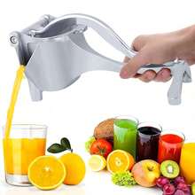 Large Aluminum Fruits Lemon Squeezer Squeeze Orange Grape Fruit Squeezer For Juice Premium Extractor And Juicer Squeezer For Juice Manual Juicer Manual Lemon Squeezer Grape Lime Juicer Fruit Press - Silver - View 2