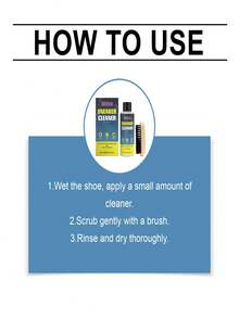 jakehoe Shoe Cleaning Kit, Daily Care Stain Removal Gentle Cleaning Multi-Purpose Cleaning Set. Suitable For Cleaning All Shoes. Specially Designed To Remove Dirt From Shoe Soles. - Multicolor - View 8