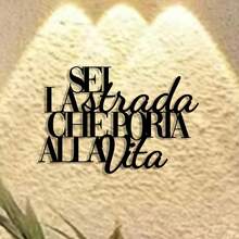 HELLOYOUNG 1 chiếc trang trí tường bằng kim loại tinh xảo "Bạn là con đường dẫn đến cuộc sống", thiết kế phong cách Boho, phù hợp cho Halloween và Giáng sinh. Có thể sử dụng đa năng cho trang trí nhà cửa, văn phòng và nhà nông thôn, có thể tháo rời, là lựa chọn quà tặng lý tưởng. - Nhiều màu - Xem 8