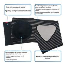 Adjustable Abdominal Navel Hernia Support Belt, High Quality - Black - View 3