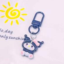 SANRIO 1/6 chiếc móc khóa hình nốt nhạc hoạt hình lấp lấp lánh trong suốt kiểu anime, phụ kiện túi xách dễ thương (Một số phụ kiện được giao ngẫu nhiên) - Nhiều màu - Xem 4