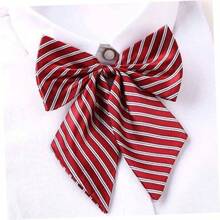 6 Pajaritas para Decoracin De Prevuelo para Estudiantes con Hebilla para El Cuello para Mujer para Graduacin con Bordado Azul Marino para Hombres con Acento Japons - 13*15cm + rojo - Ver 3