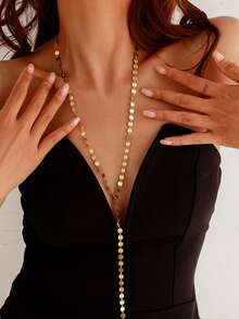 Y-shaped Circular Necklace